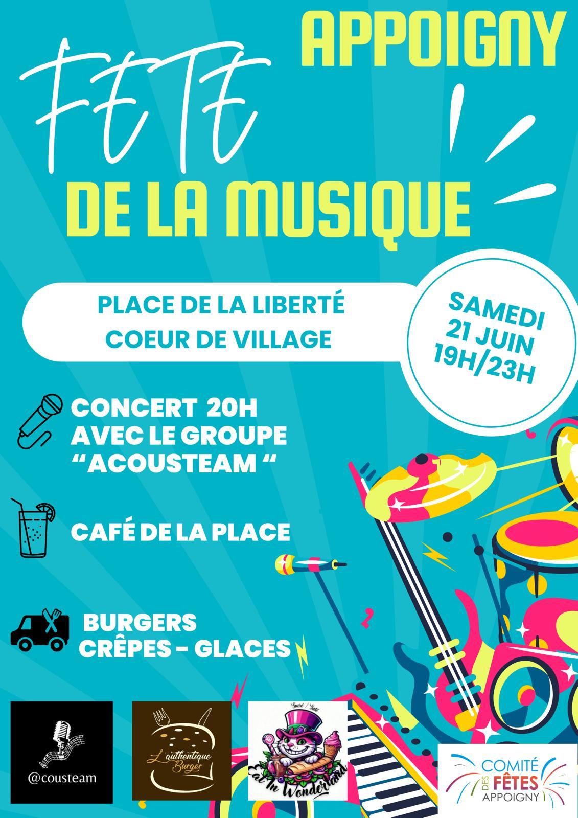 Affiche fete de la musique