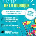 Affiche fete de la musique